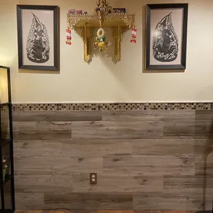 a view of the kitchen