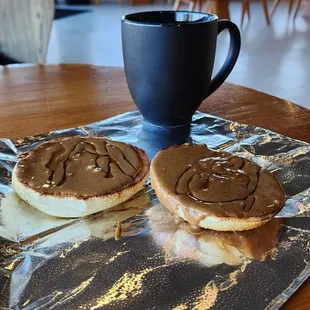 Almond Butter Bagel