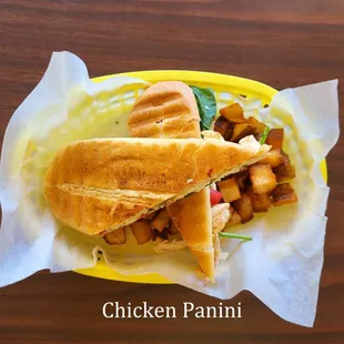chicken panini with sweet potatoes