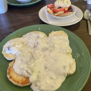 Biscuits and gravy..