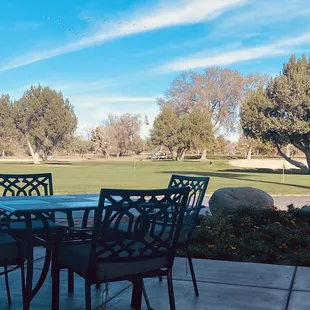 Outside patio. Nice and peaceful :)