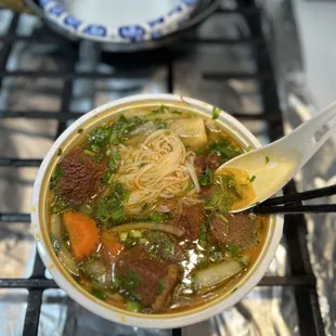 MY FAV BO KHO WITH RICE NOODD