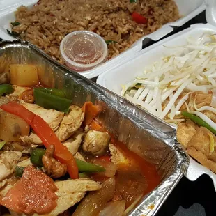 Best Thai food.. #padthai #hotbasilchicken #basilfriedrice #wellesley