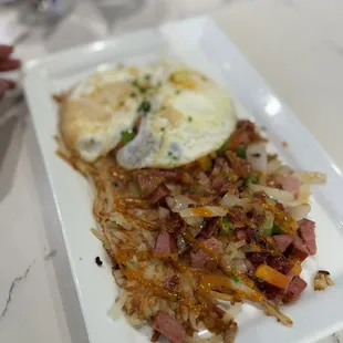 fully loaded hash brown