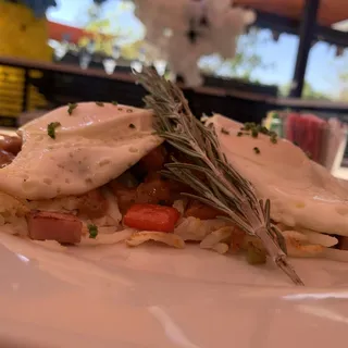 fully loaded hash brown