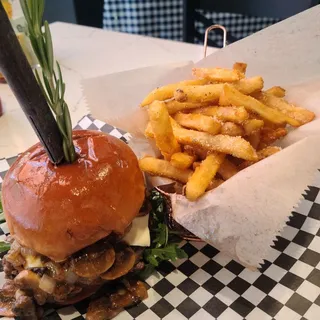 Truffle Mushroom Burger