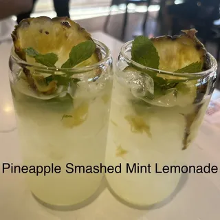 Pineapple Smashed Mint Lemonade
