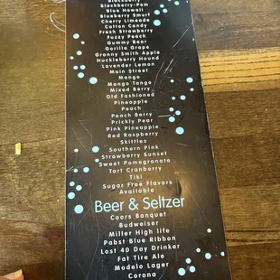 Drinks