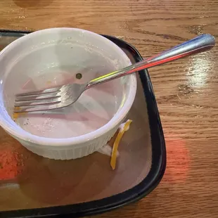Awesome food. Cheap a$$ utensils. Place is too nice for cheap silverware.