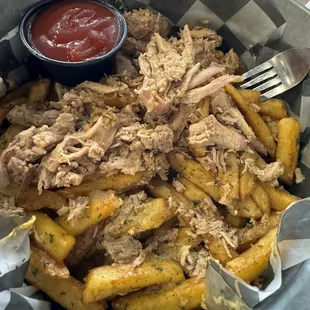 Trash can fries