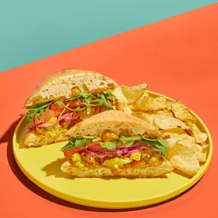 Go for the gold in 2025 - our Golden Cauliflower sandwich is loaded with plant-based flavor to get your #Veganuary off to a colorful start.
