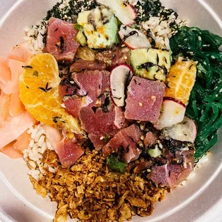 Spicy Hawaiian Ahi Tuna Poke Plate