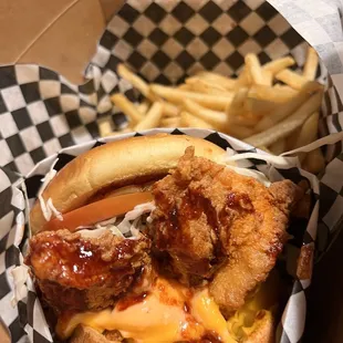 So nice . Crispy chicken breast