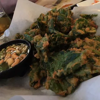 Crispy Spinach Salad