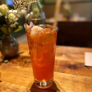 Lychee Iced Tea.