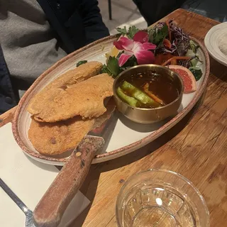 Crispy Tilapia with Chili Sauce Lunch