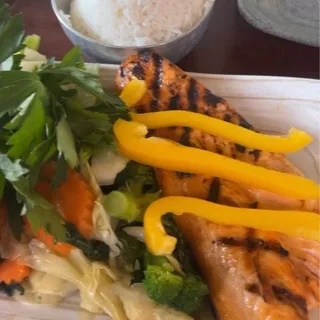 Fish in Goddess Garlic Sauce