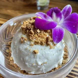 Coconut ice cream.