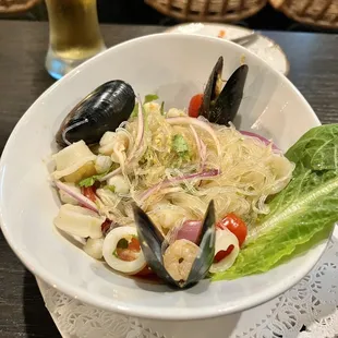 Glass Noodle &amp; Seafood Salad!!