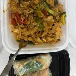 Drunken Noodles Summer Roll