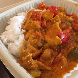 Chicken red curry ($7.50)