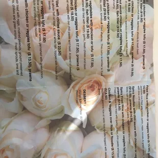 menu, bagels