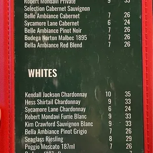Menu 3/22