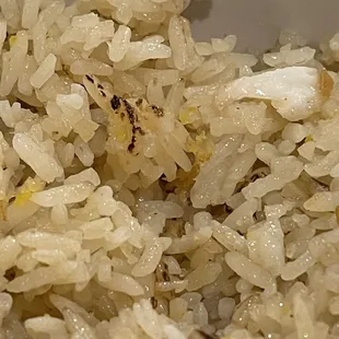 Burnt fried rice
