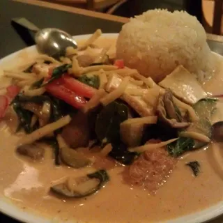 Vegan Red Curry with Rice