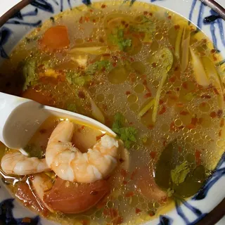 Tom Yum with Shrimp