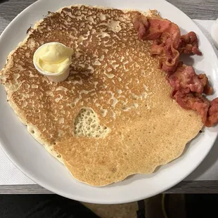 pancakes, food