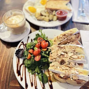 a plate of food on a table