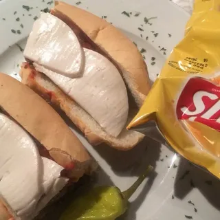 Meatball Parmigiana Sandwich