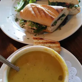 Chicken Salad on a Baguette Combo Special