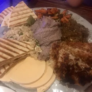 Vegan Pita Platter for 2