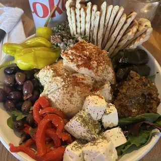 Greek and Pita Plate for 2