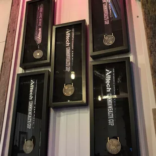 Commonwealth Cup medals