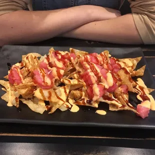 Poke Nachos