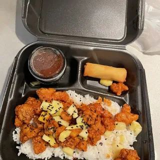 Sticky Pineapple Chicken Plate