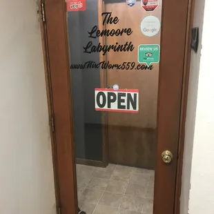Inside entrance