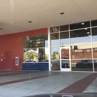 Outside ticket counter