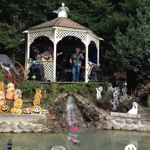 A band that was playing.