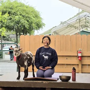 The instructor and her assistant.