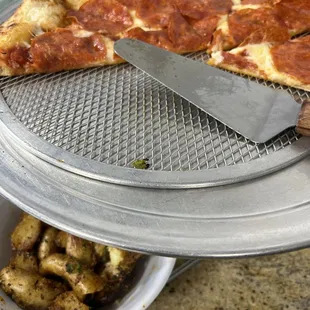 Pepperoni Pizza, Roasted Fingerling Potatoes