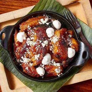 Wood-fired plantains