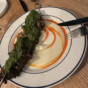 Hongos a la brasa