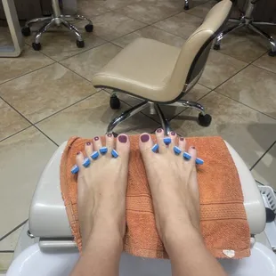 The color he went with. Not a bad color, just not the color I picked.