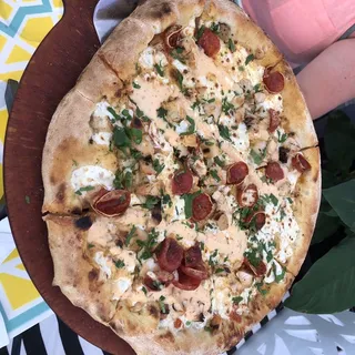 Chicken-Calabrese Ranch Pizza