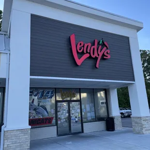 the front of the restaurant