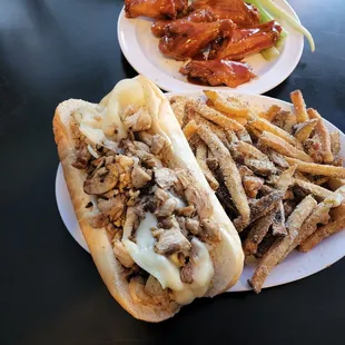 Chicken philly sandwhich